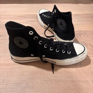 Converse Black and White High-Tops